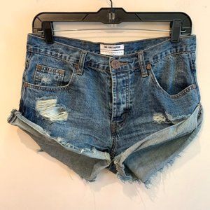 One X Teaspoon Bandit Shorts Size 27